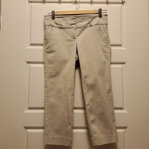 Ann Taylor Tanned Petite Cropped Pants